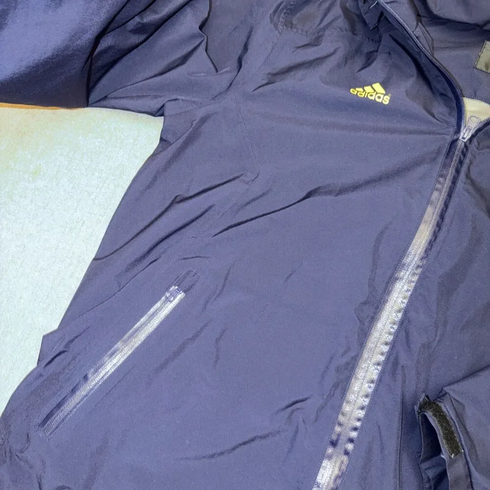 Adidas Michigan Wolverines Rain Jacket Men’s Size L Gore Tex Football U Of M